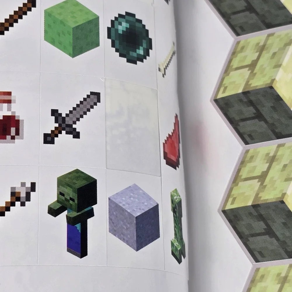 Minecraft Official Nether and The End Sticker Book for Kids - Minor use‎